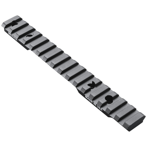 Weaver Mounts 99473 Multi-Slot Base  Extended Black Anodized Aluminum Fits Browning AB3 Short Action