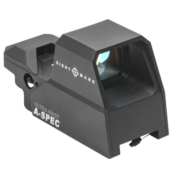 Sightmark SM26032 Ultra Shot A-Spec Open Reflex Sight Matte Black 1 x 33 mm x 24 mm 3 MOA Red Dot/5 MOA Red Dot/50 MOA Circle Multi Reticle
