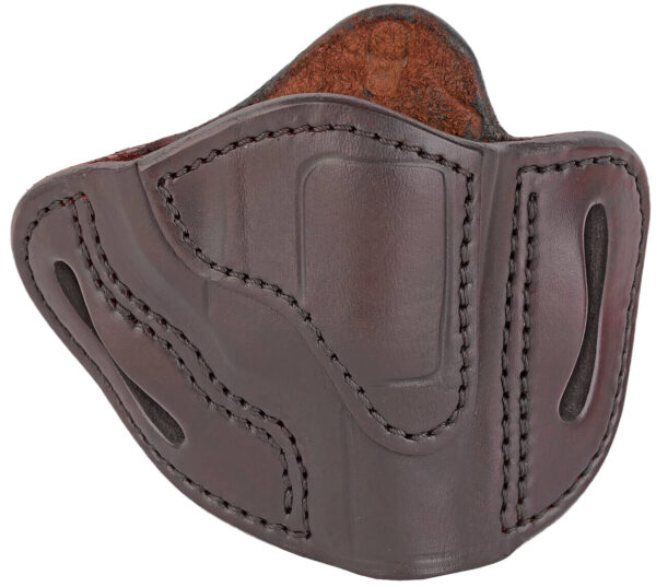 1791 Gunleather RVH1SBRR RVH1  OWB Size 01 Signature Brown Leather Belt Slide Fits S&W J Frame/Ruger LCR/S&W 38 Belt Up to 1.75" Wide Right Hand
