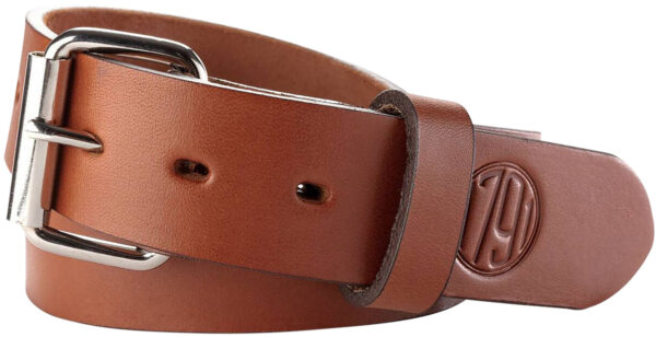 1791 Gunleather BLT013236CBRA 01  Gun Belt Classic Brown Leather 32/36 1.50" Wide Buckle Closure