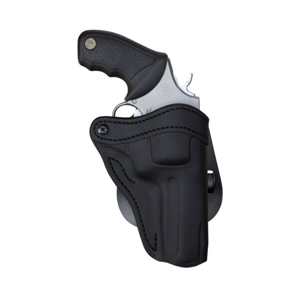 1791 Gunleather Stealth Black Paddle Holster for Ruger GP100