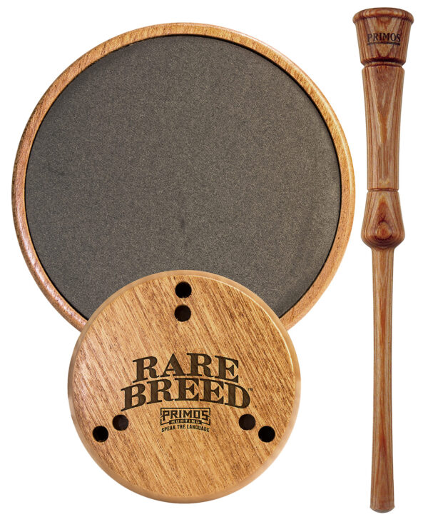 Primos PS2904 Rare Breed  Friction Call Attracts Turkeys Natural Wood/Slate