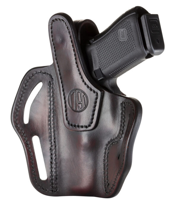 1791 Gunleather BHX3SBRR OWB Leather Holster for Glock 17