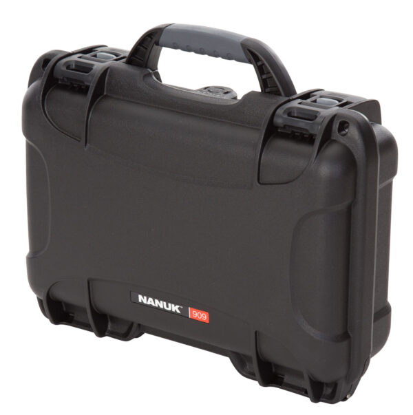 Nanuk 9091001 909  Waterproof Black Resin w/ Foam Padding&Airline Approved