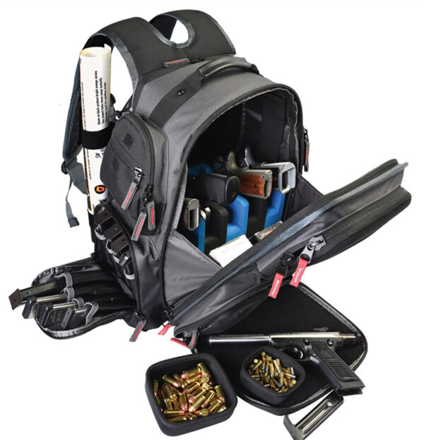 GPS Bags 1812BPG Executive  Gray Holds 5 Handguns