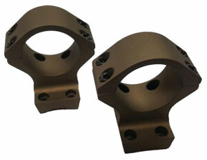 Talley HC940735 Scope Mount/Ring Combo - Burnt Bronze Aluminum