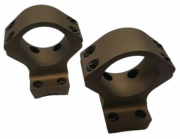 Talley HC940735 Scope Mount/Ring Combo - Burnt Bronze Aluminum