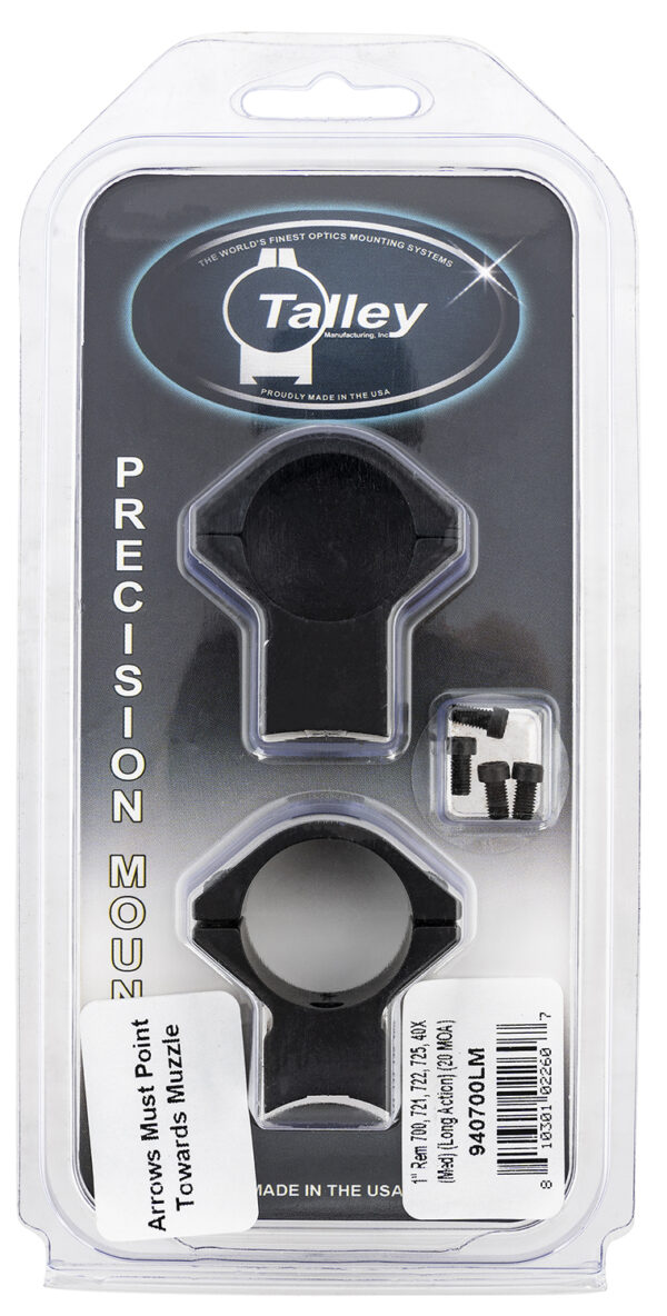 Talley 940700LM 20 MOA Scope Mount/Ring Combo for Remington 700