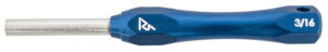 Rival Arms RARA93GS01A  Front Sight Tool Blue/Silver Aluminum, Compatible w/Glock