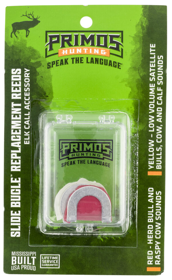Primos PS932MC Slide Bugle Replacement Diaphragm Red/Yellow 2 Per Pkg