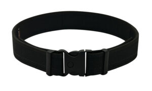 Uncle Mikes-leather(1791) BLTUM40/44MBL Gun Belt  Matte Black Leather 40/44 1.50" Wide Buckle Closure