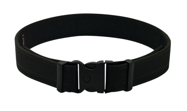 Uncle Mikes-leather(1791) BLTUM40/44MBL Gun Belt  Matte Black Leather 40/44 1.50" Wide Buckle Closure