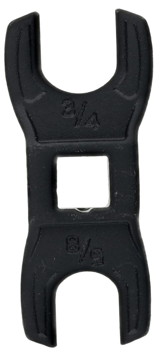 Wheeler 1199465 Muzzle Device & Buffer Tube Crowfoot Wrench Black Steel