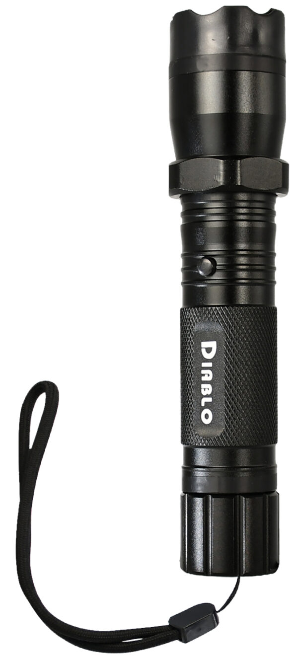 SKYLINE USA INC TLSGGDD Stun Gun Diablo Black Aluminum Features Flashlight