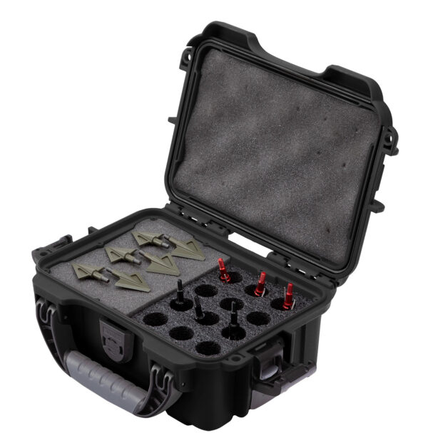 Nanuk 903S080BK0A0C1538 Broadhead Holder  Black NK-7 Resin