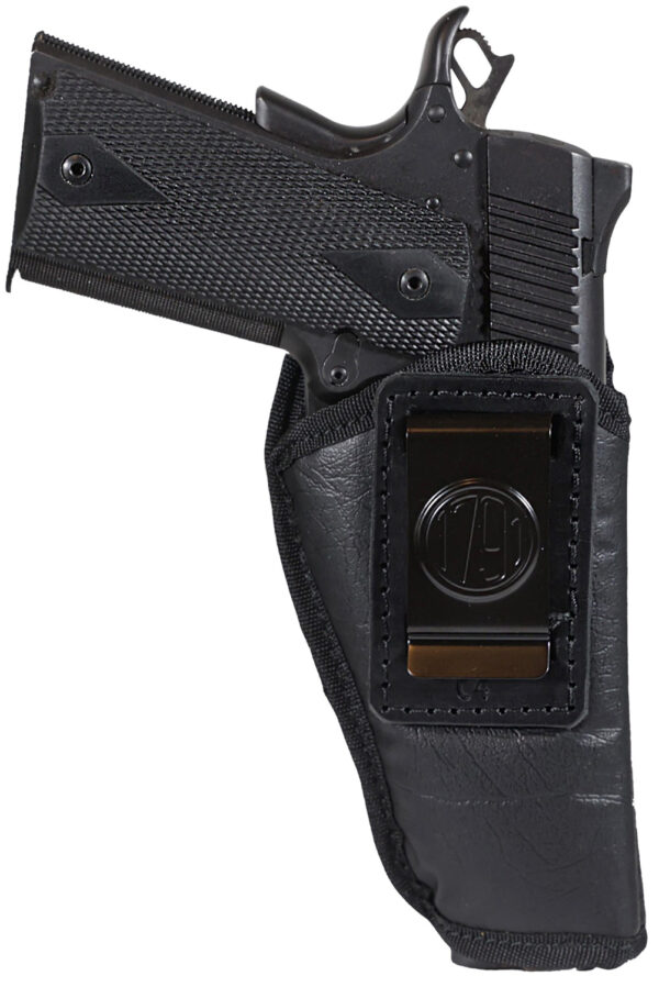 1791 Gunleather ECOC4BLKR EcoCarry  IWB Compact Long Black Right Hand