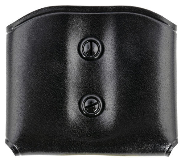 Galco DMC22B DMC Mag Carrier Double Black Leather Belt Loop Belts 1.50-1.75" Wide Compatible w/ Glock 35 Ambidextrous Hand