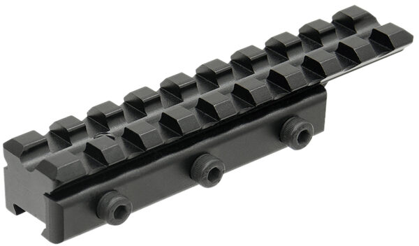 Leapers MNTPMTOWLA Picatinny Adapter Mount  Matte Black Anodized Aluminum Dovetail Mount