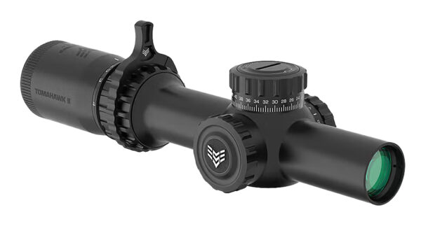 Swampfox Optics Tomahawk II 1-4x24mm BDC Red Reticle Scope
