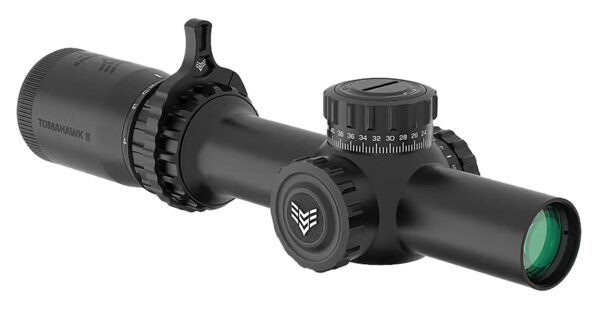 Swampfox Tomahawk II 1-6x24mm Scope with BDC Green Reticle