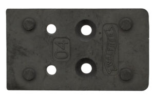 Walther Arms 5136212 Optic Plate  Black Steel Fits Walther PDP 2.0