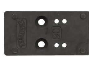 Walther Arms 5136197 Optic Plate  Black Steel Fits Walther PDP 2.0