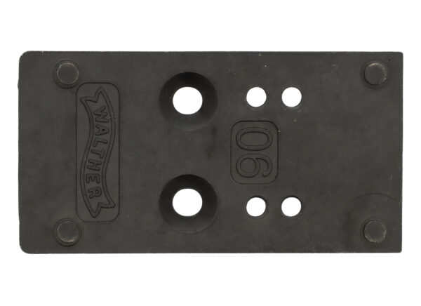 Walther Arms 5136197 Optic Plate  Black Steel Fits Walther PDP 2.0