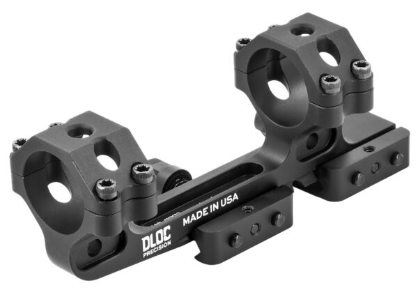 DLOC Precision 30mm Cantilever Scope Mount - Black Aluminum