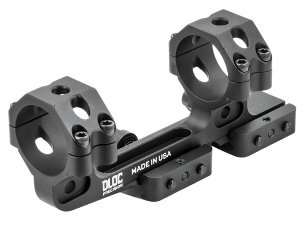 DLOC Precision Cantilever 34mm Scope Mount - Black Aluminum
