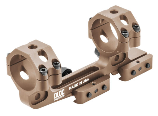 DLOC Precision 34mm Cantilever Scope Mount - Tan Aluminum