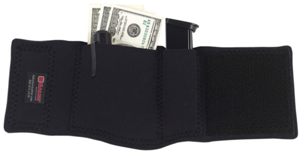 Galco CAS Ankle Safe  Fits Springfield SA-35 13" Hook & Loop Mount Black Neoprene