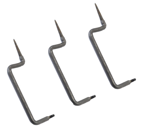 Stealth Cam STCTS3PK Tree Screw Mounts Compatible With 1/4"-20 thread adapter Black 3 Per Pkg