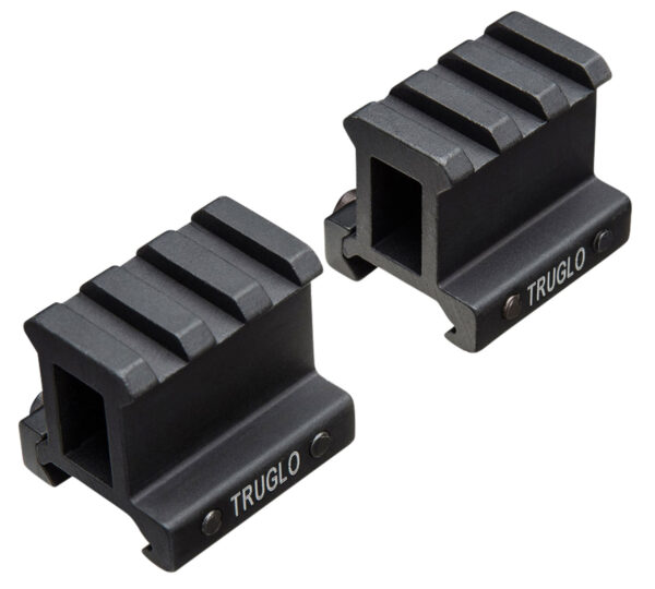 TruGlo TG8992B Picatinny Riser Mount - Matte Black
