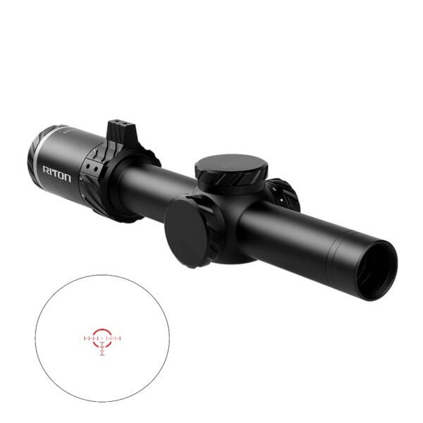Riton Optics 3 Tactix 1-8x24 Scope - Black