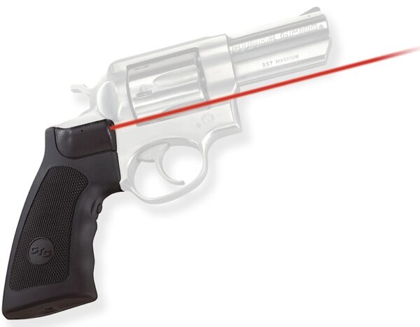 Crimson Trace 011790 Lasergrips  Fits Ruger Alaskan/GP100/Super Redhawk, Red Laser 633nM Wavelength 5mW Output, Black Polymer