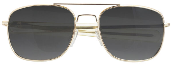 Humvee Adventure Gear HMV52BGOLD Sunglasses  Adult Gray Lens MIL-PRF-31013 Gold Frame
