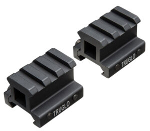 TruGlo TG8982B Picatinny Riser Mount - Matte Black