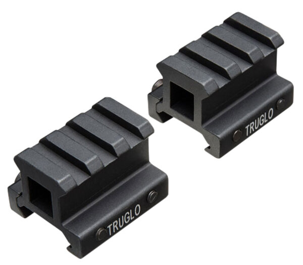 TruGlo TG8982B Picatinny Riser Mount - Matte Black