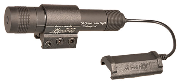 AimShot KT81067 Green Rifle Laser Kit - Matte Black