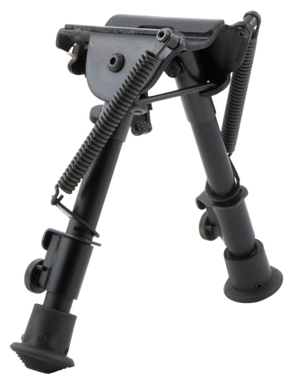 Harris BR1A2 Non-Swivel Bipod 6-9" - Black Steel/Aluminum