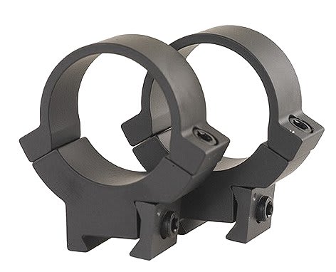Warne 721M Rimfire Scope Rings 1″ Medium Matte Black