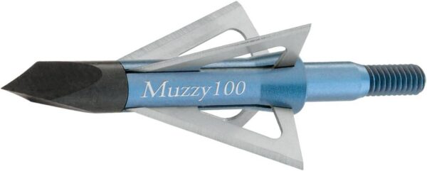 Muzzy 4-Blade Broadhead 100gr - 6 Pack for Archery