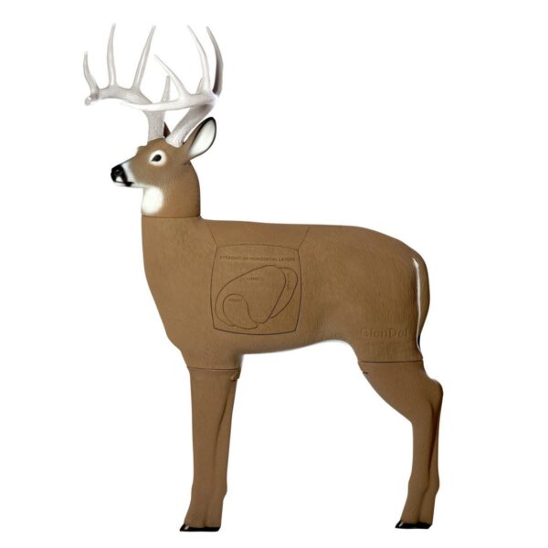 GlenDel 3D Crossbow Archery Target - Realistic Buck Size