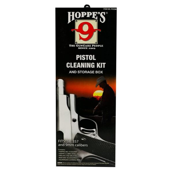 .38 Caliber Handgun Cleaning Kit by Hoppes