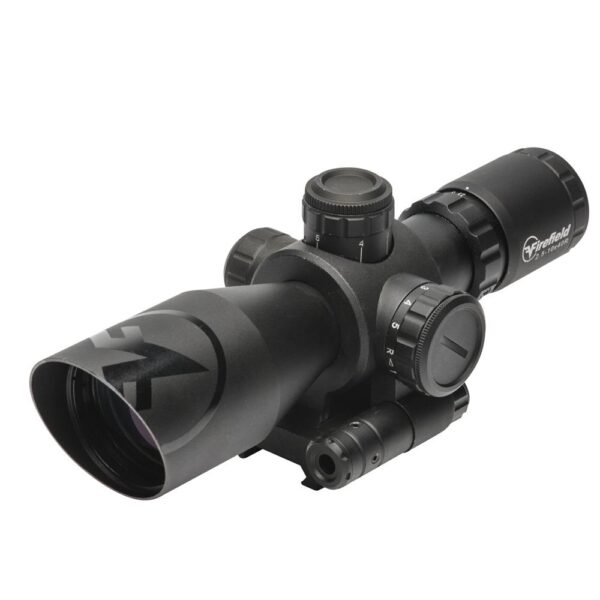 Firefield Barrage 2.5-10x40mm Rifle Scope with Red Laser