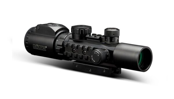 KONUSPRO AS34 Rifle Scope - 2-6x28mm Mil-Dot Optics