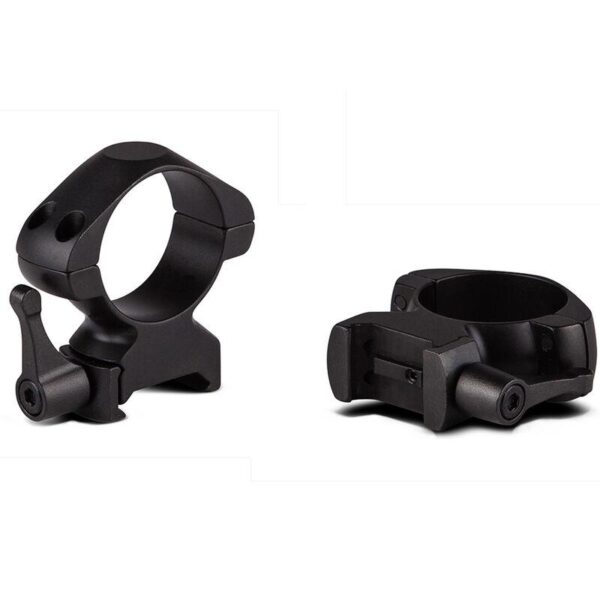 Konus Quick Release Steel Riflescope Rings 1" Medium - Matte Black