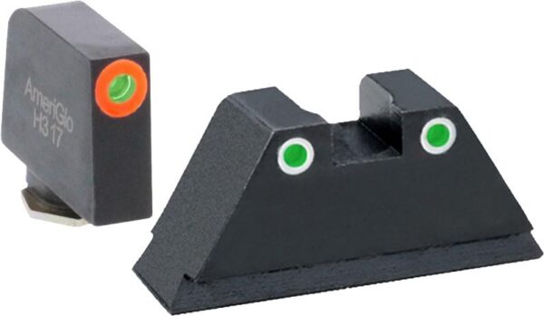 Ameriglo Green Tritium Sights for Glock - Tall Suppressor