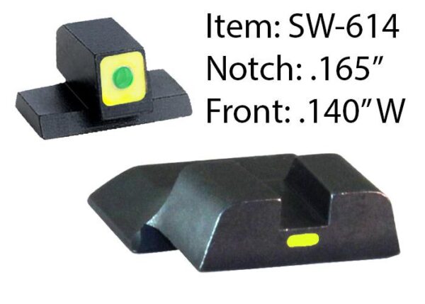 Ameriglo CAP Tritium Night Sights for S&W M&P