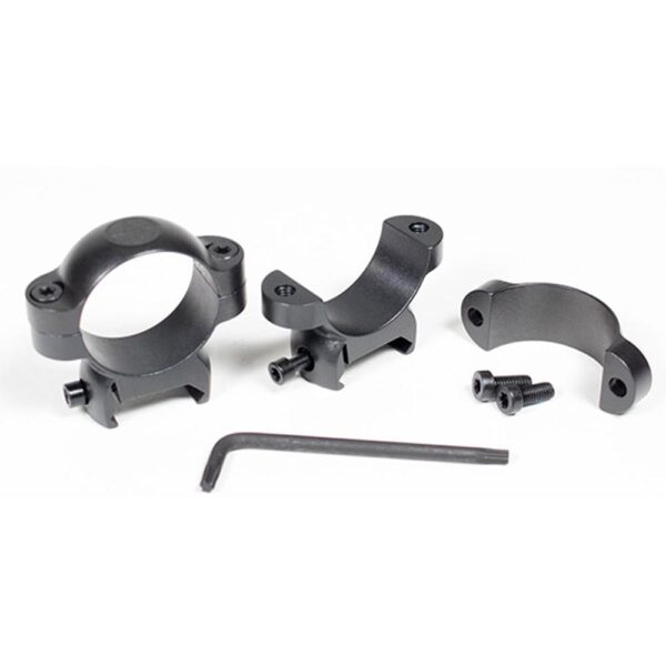 Leupold 2-Piece LRW Cross-Slot Steel Scope Rings 30mm Medium - Matte